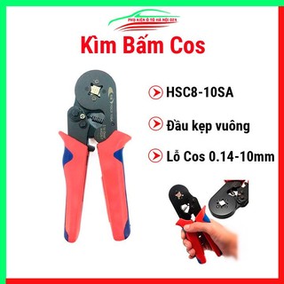 Kìm bấm Cos HSC8-10SA cao cấp lỗ Cos 0.14- 10mm vuông
