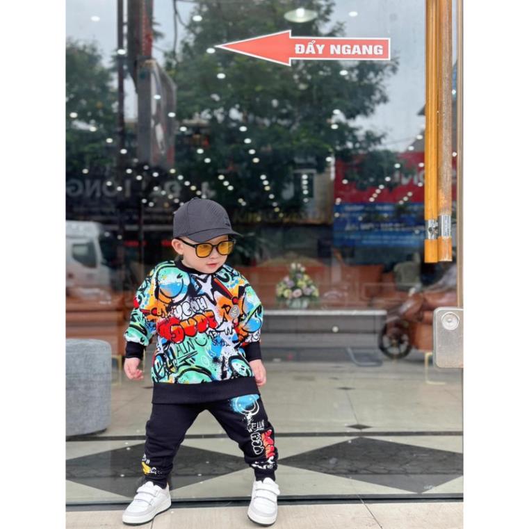 BỘ UMI LOANG MÀU XANH CHO BÉ NEW