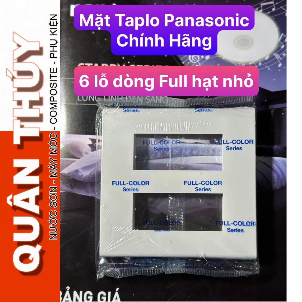 Mặt PANASONIC Full  -  dùng cho 4, 6 thiết bị - CHÍNH HÃNG