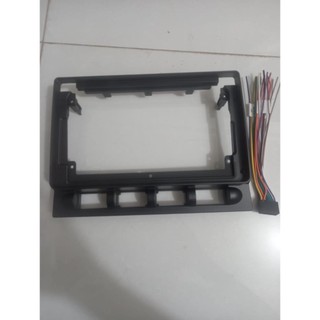 Mặt dưỡng kia morning 2005 - 2007, 9 inch kèm jack nguồn zin