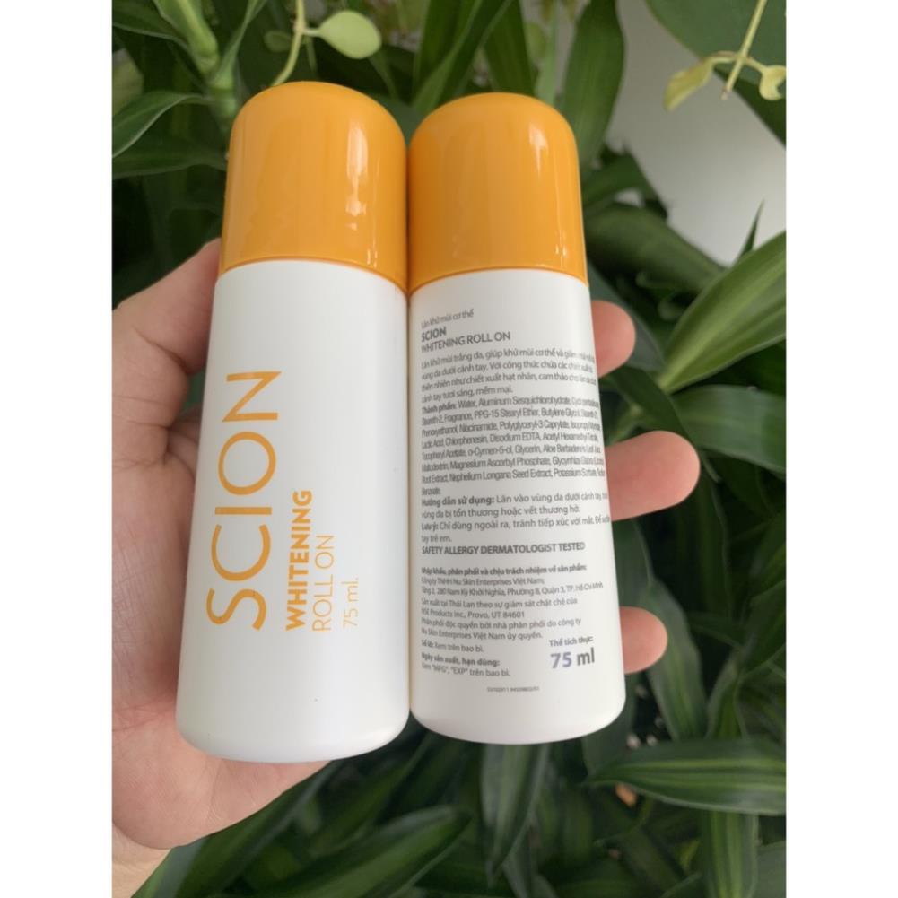 Lăn Nách Khử Mùi Scion Chính Hãng 75ml - Khử Mùi Hôi Nách - Ngăn Mồ Hôi Tức Thì Hiệu Quả