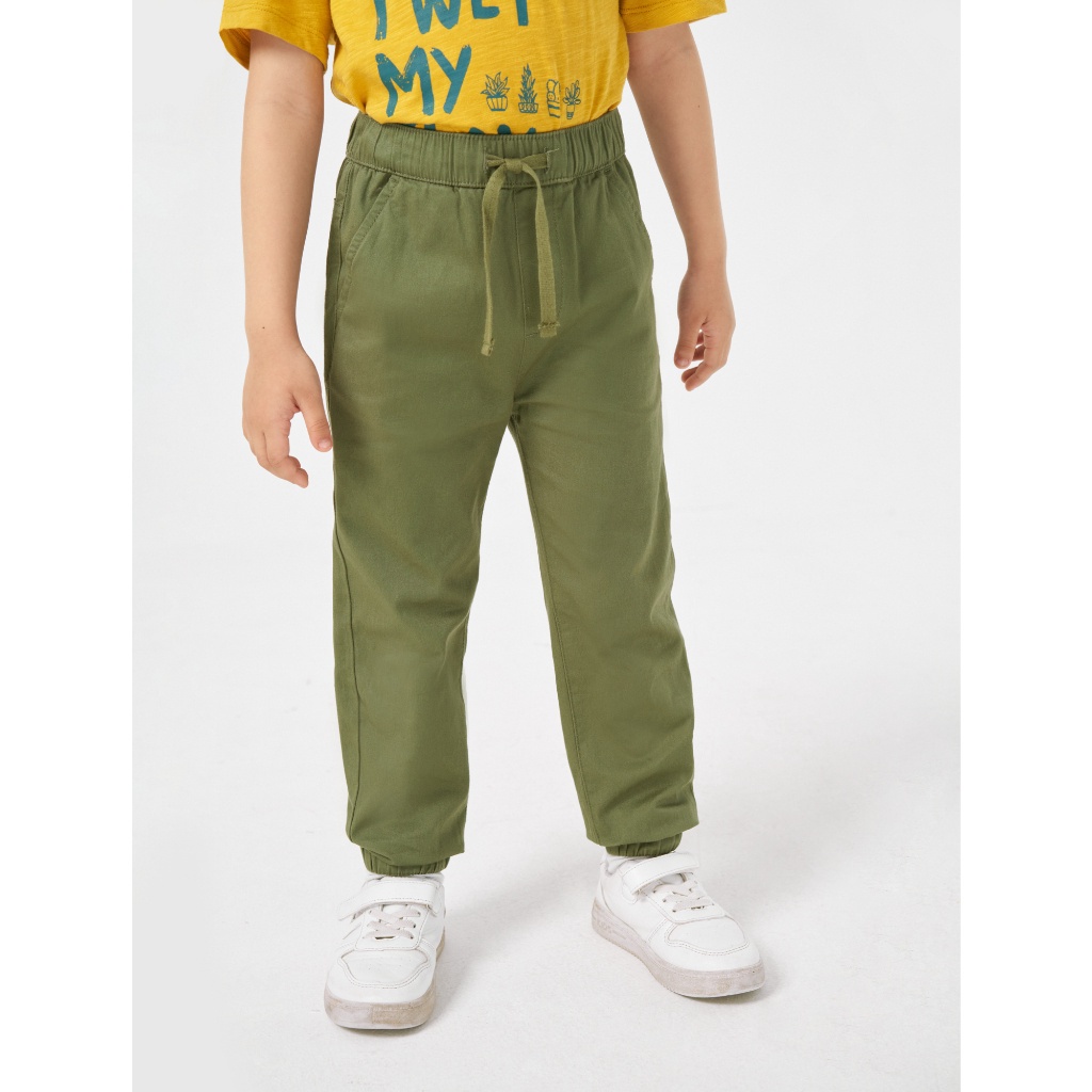 Quần khaki bé trai CANIFA cạp chun chất liệu cotton 2BK22S001