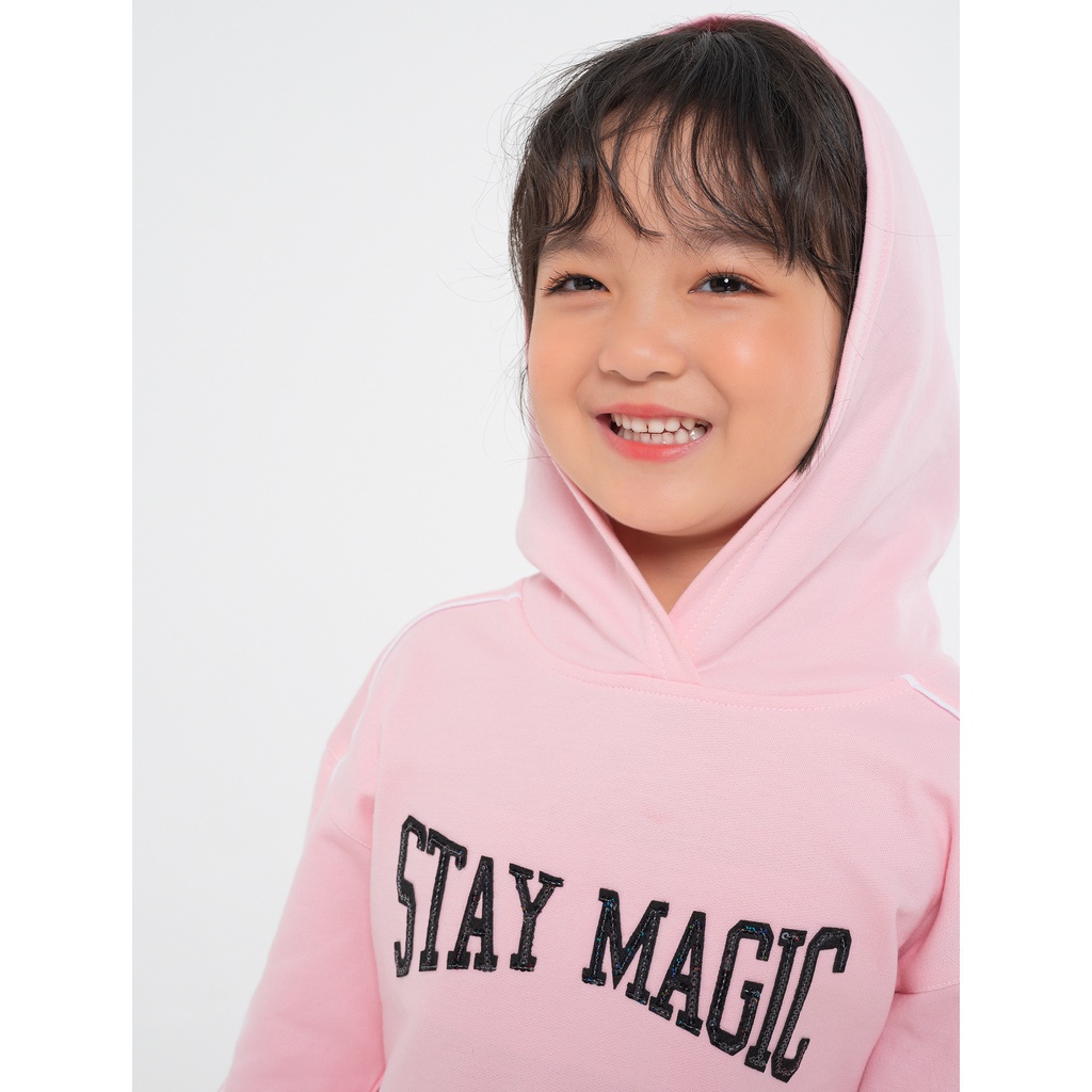 Bộ quần áo bé gái CANIFA hình in 1ST22C003