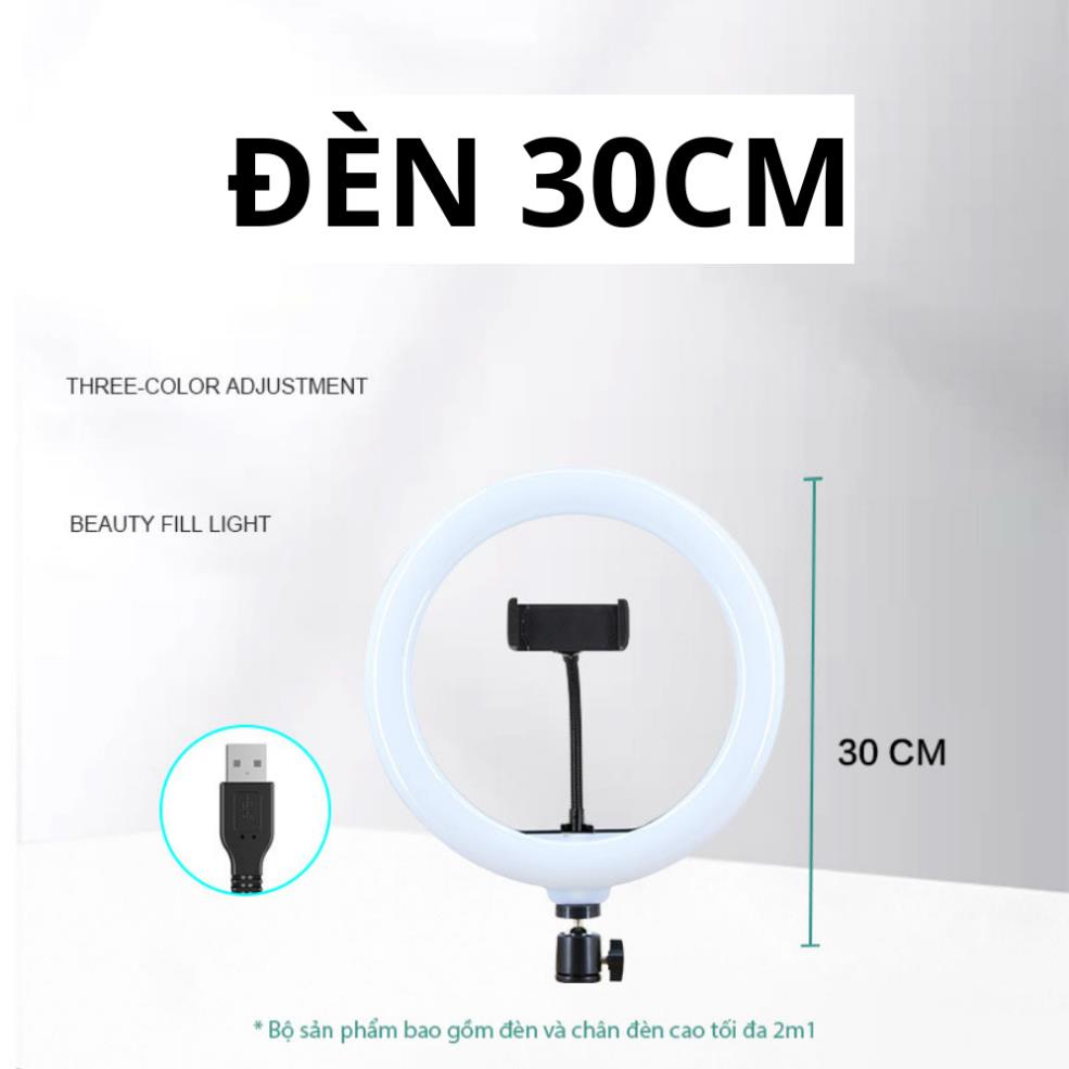 Đèn Livestream Size 26/30/33/36/45 Chân 2 Mét hoco