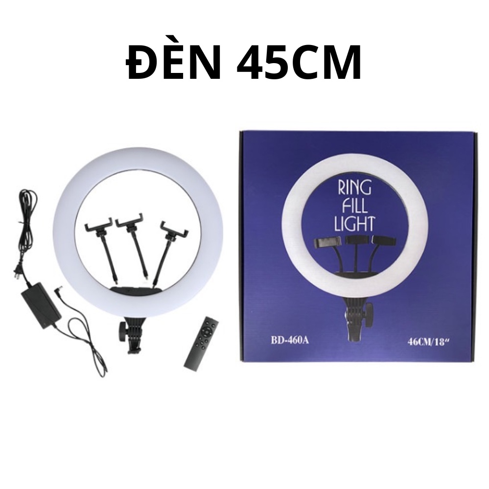 Đèn Livestream Size 26/30/33/36/45 Chân 2 Mét hoco