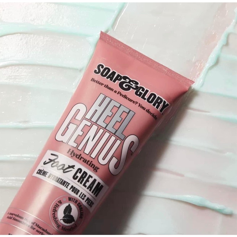 KEM DƯỠNG DA CHÂN, GIẢM NỨT GÓT THẤY RÕ - SOAP AND GLORY HEEL GENIUS FOOT CREAM 125ML