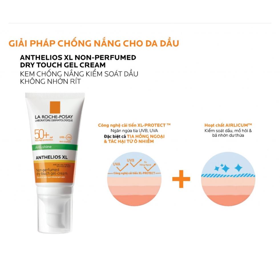 Kem chống nắng La roche Posay Anthelios SPF 50+++ Dành Cho Da Dầu 50ml