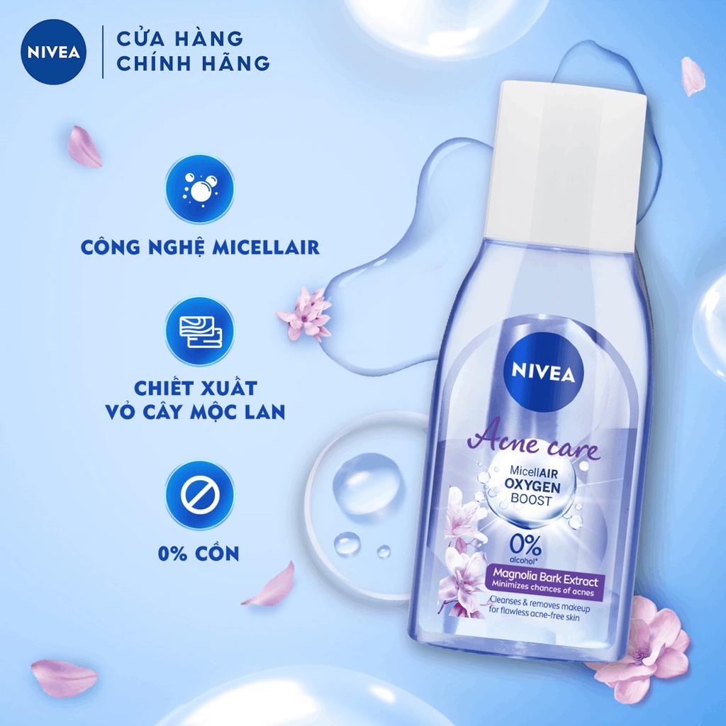 Nước Tẩy Trang NIVEA Acne Care Ngừa Mụn | Sạch Sâu (125 ml) - 89270