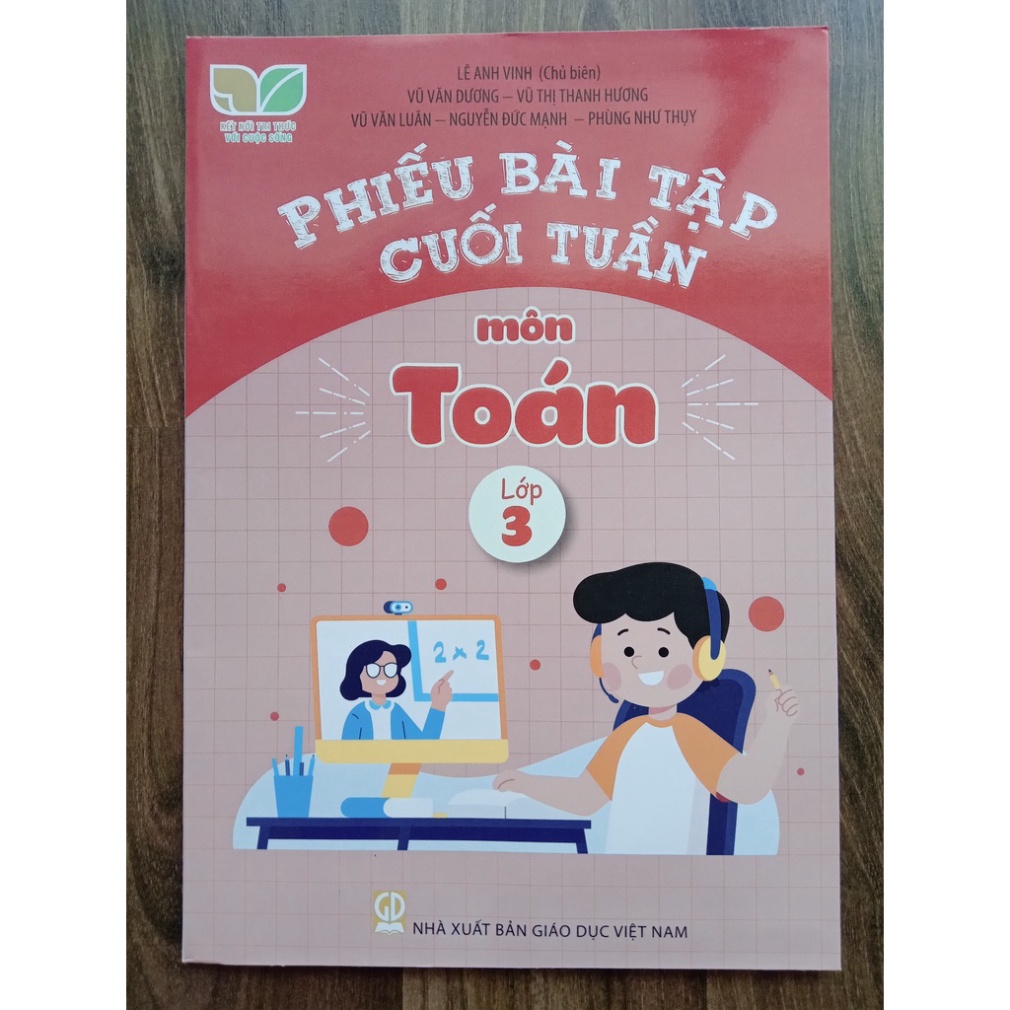 Sách - Combo Phiếu bài tập cuối tuần môn Toán + Tiếng Việt lớp 3