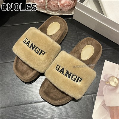 Dép Lông Đế Dày Thời Trang Mùa Thu 2023 Cho Nữ