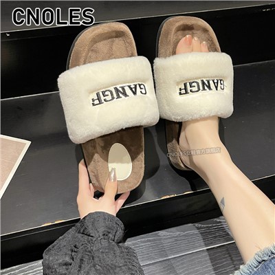 Dép Lông Đế Dày Thời Trang Mùa Thu 2023 Cho Nữ