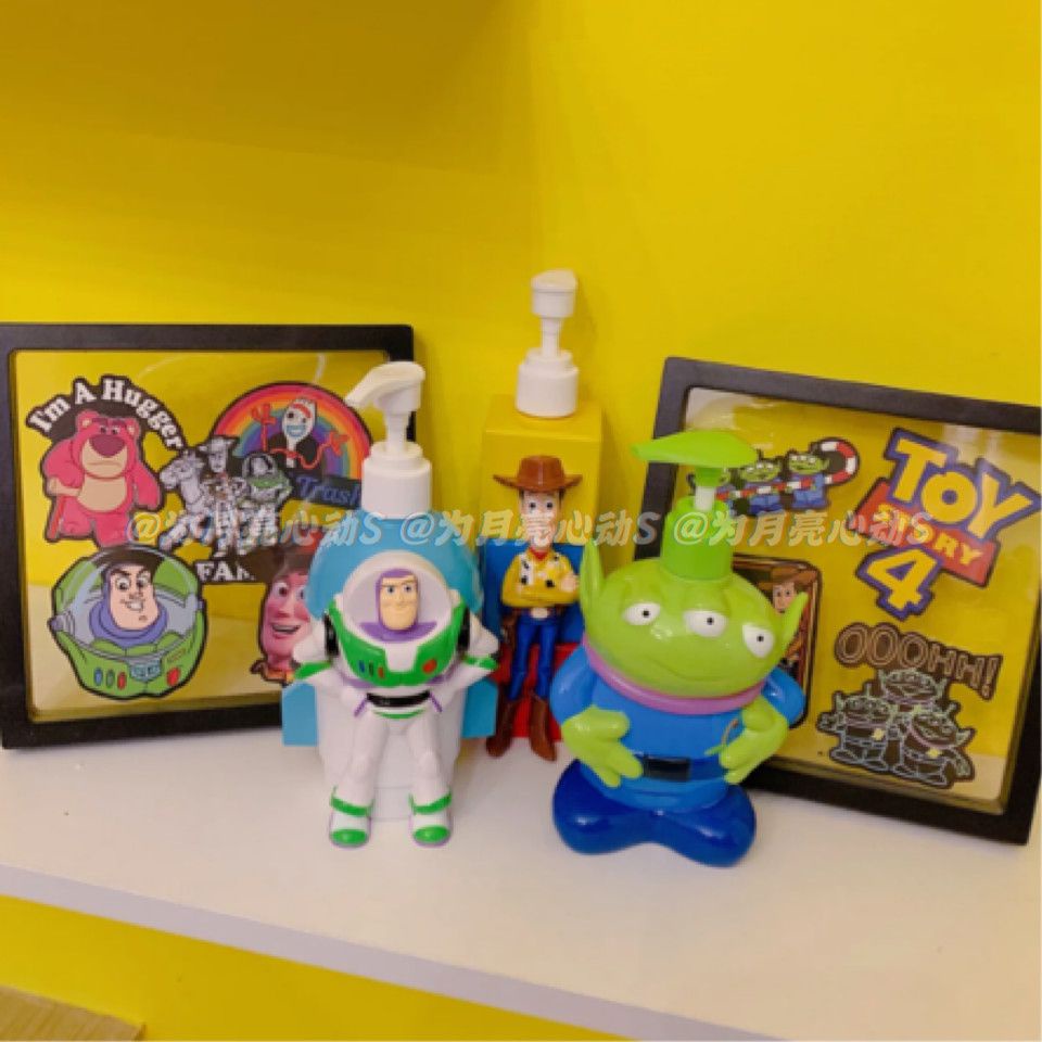 Chai Rỗng Đựng Xà Phòng Rửa Tay Họa Tiết toy story Dễ Thương Sáng Tạo