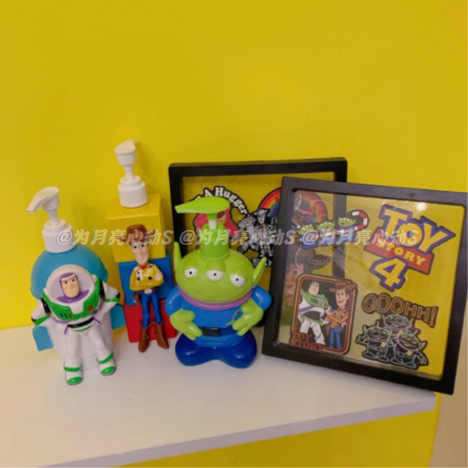 Chai Rỗng Đựng Xà Phòng Rửa Tay Họa Tiết toy story Dễ Thương Sáng Tạo