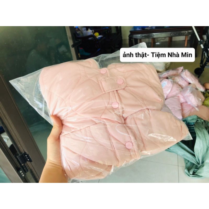 Áo khoác lông hồng bé gái 🍓 Có ảnh thật 🍓 Áo khoác tai thỏ bé gái hàng QCCC size 80-120