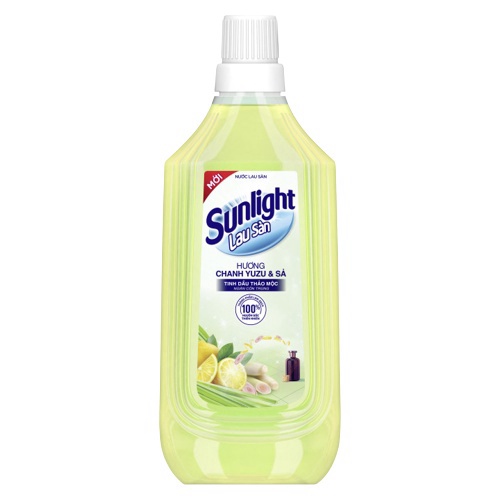 Chai lau sàn Sunlight hương Hoa Lily / Chanh / Hoa diên vĩ / Thiên nhiên  - Nước lao