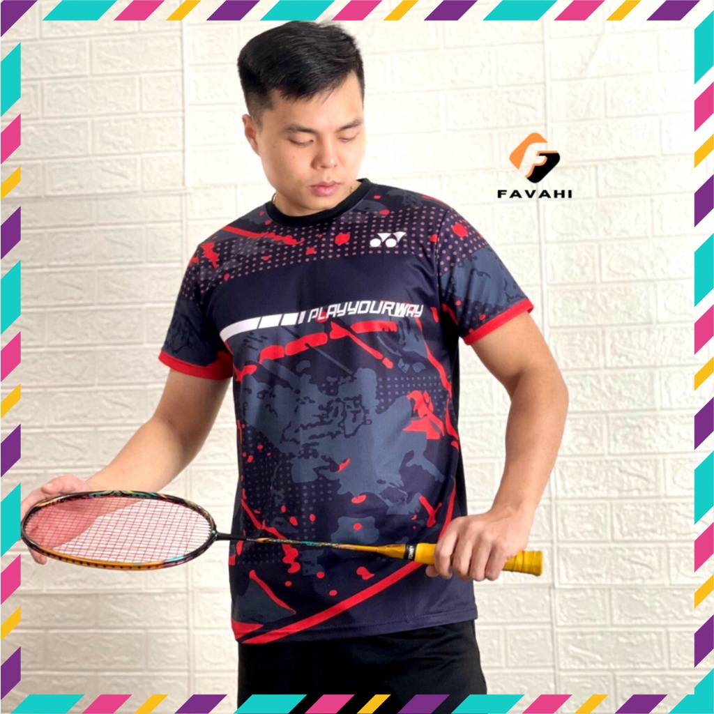 Áo Cầu Lông Yonex FAVAHI nam mã FA105 Sử Dụng Trong Tập Luyện Và Thi Đấu Cầu Lông FAVAHI SPORT VN