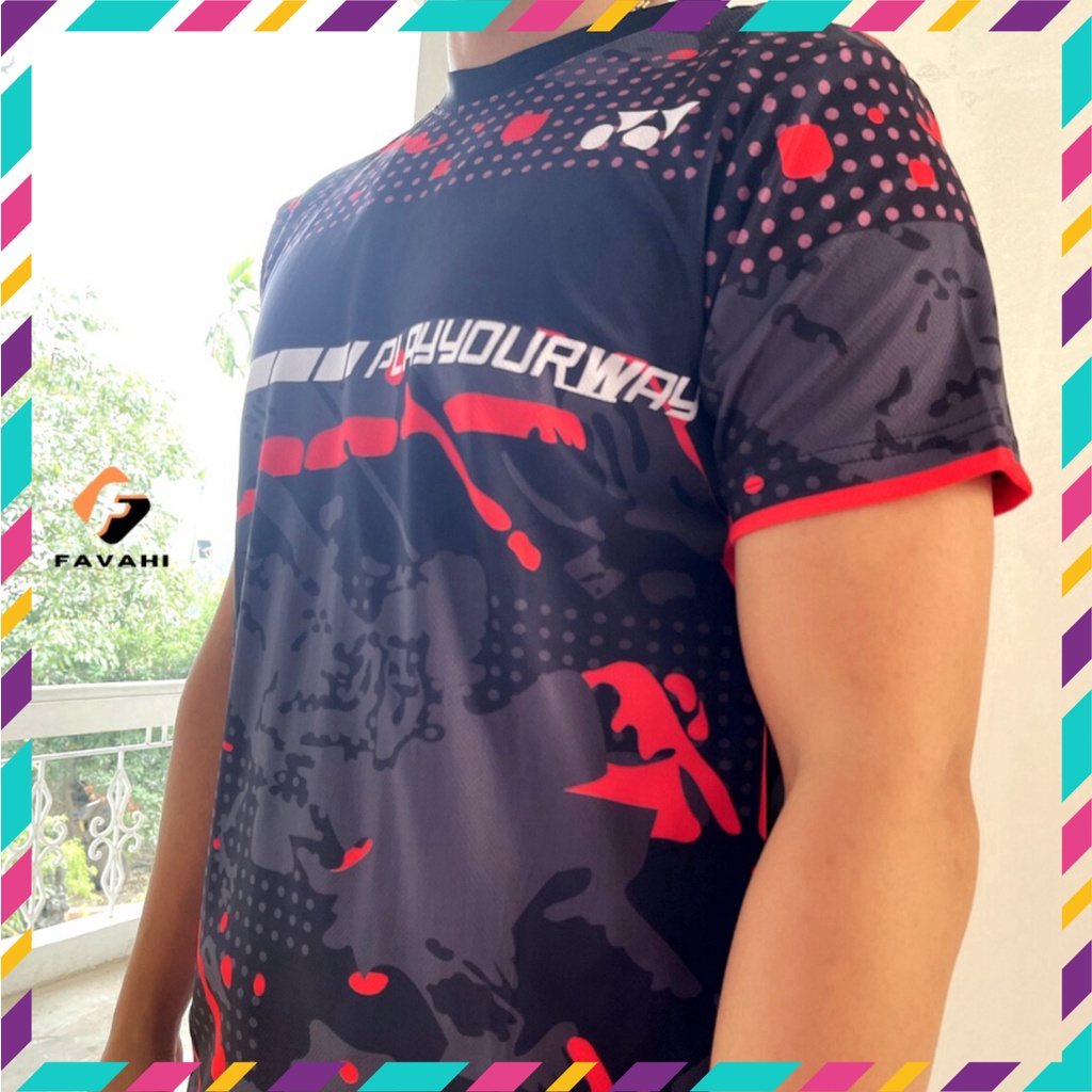 Áo Cầu Lông Yonex FAVAHI nam mã FA105 Sử Dụng Trong Tập Luyện Và Thi Đấu Cầu Lông FAVAHI SPORT VN