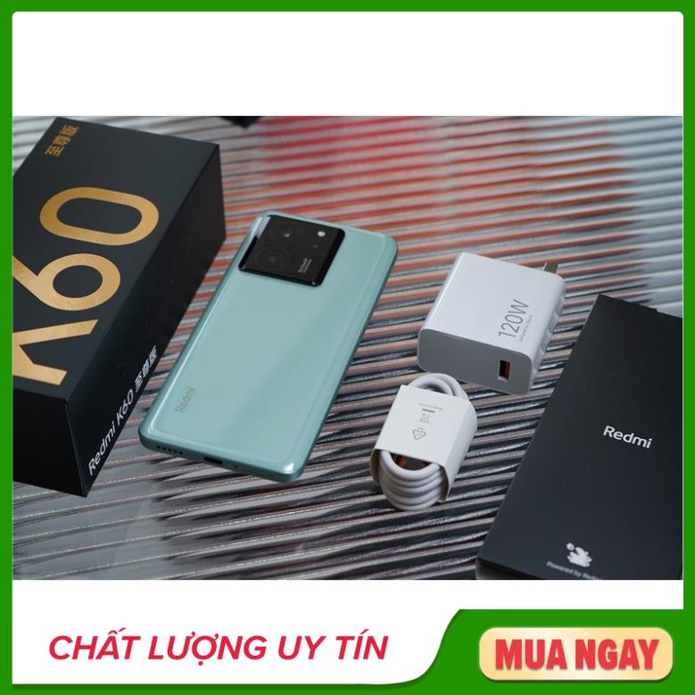 Điện thoại Xiaomi Redmi K60 Ultra 5G/ pin 5000mAh /Hàng nhập khẩu fullbox nguyên seal bảo hành 12 tháng