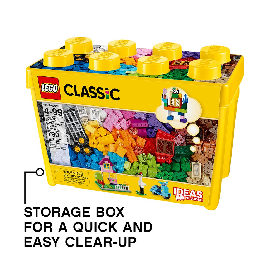 LEGO CLASSIC 10698 Thùng Gạch Lớn Classic Sáng Tạo ( 790 Chi tiết) Đồ chơi lắp ráp sáng tạo