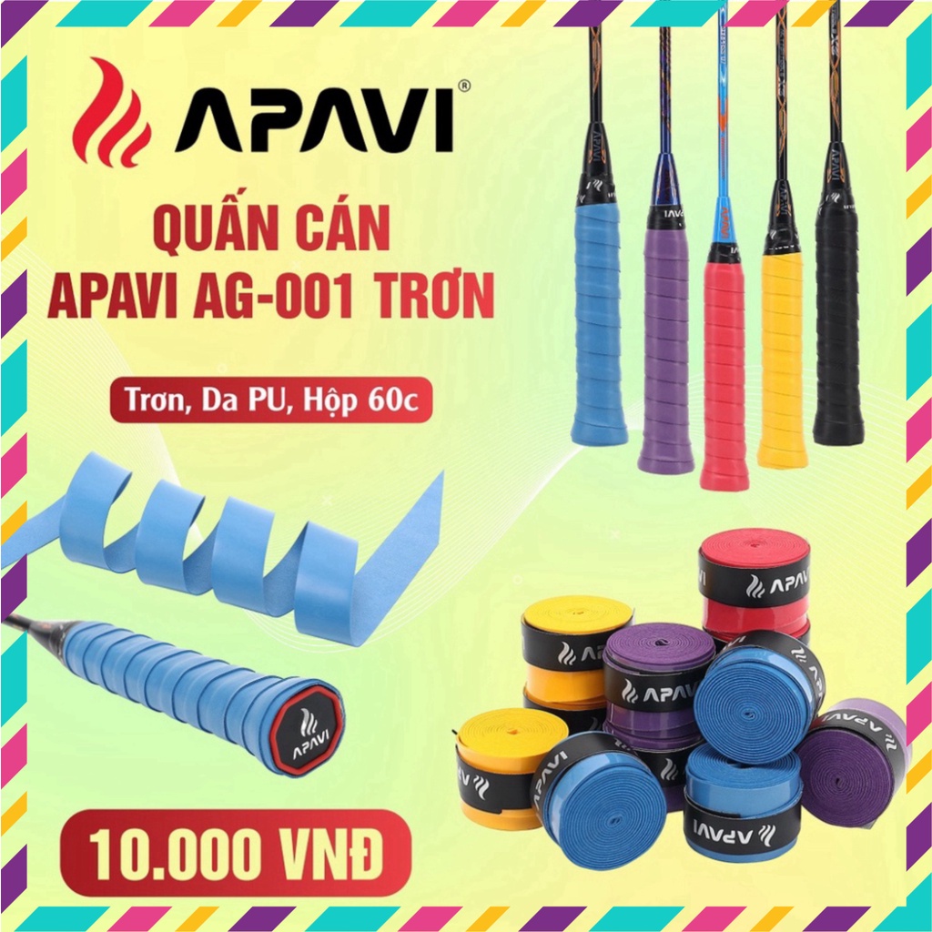 Quấn cán APAVI AG001 trơn dày dặn, êm tay, bám tay FAVAHI FAVAHI SPORT VN