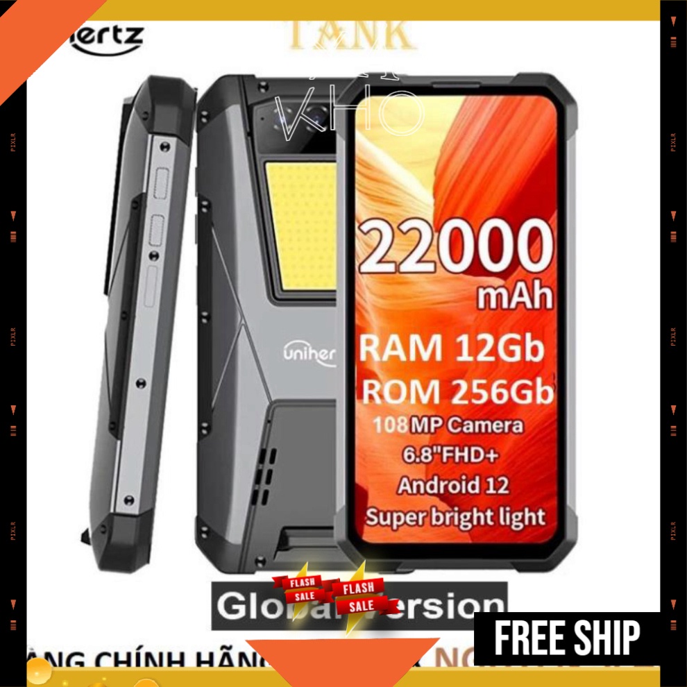 Điện thoại Unihertz Tank  fullbox nguyên seal bảo hành 12 tháng mới