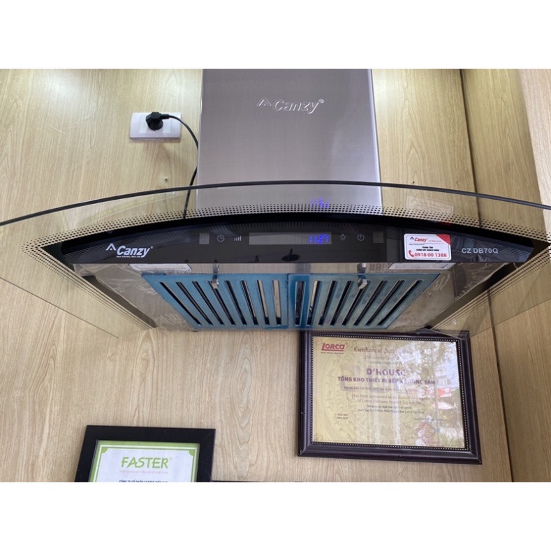 Hút mùi Canzy CZ 806DQ - 700 MM - Hút mùi chữ T cảm biến vẫy tay - Bảo hành chính hãng 1 đổi 1 trong 3 năm
