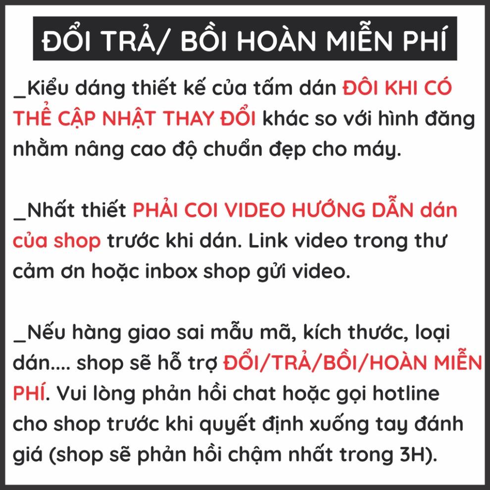 Dán màn hình laptop PPF các dòng laptop theo yêu cầu