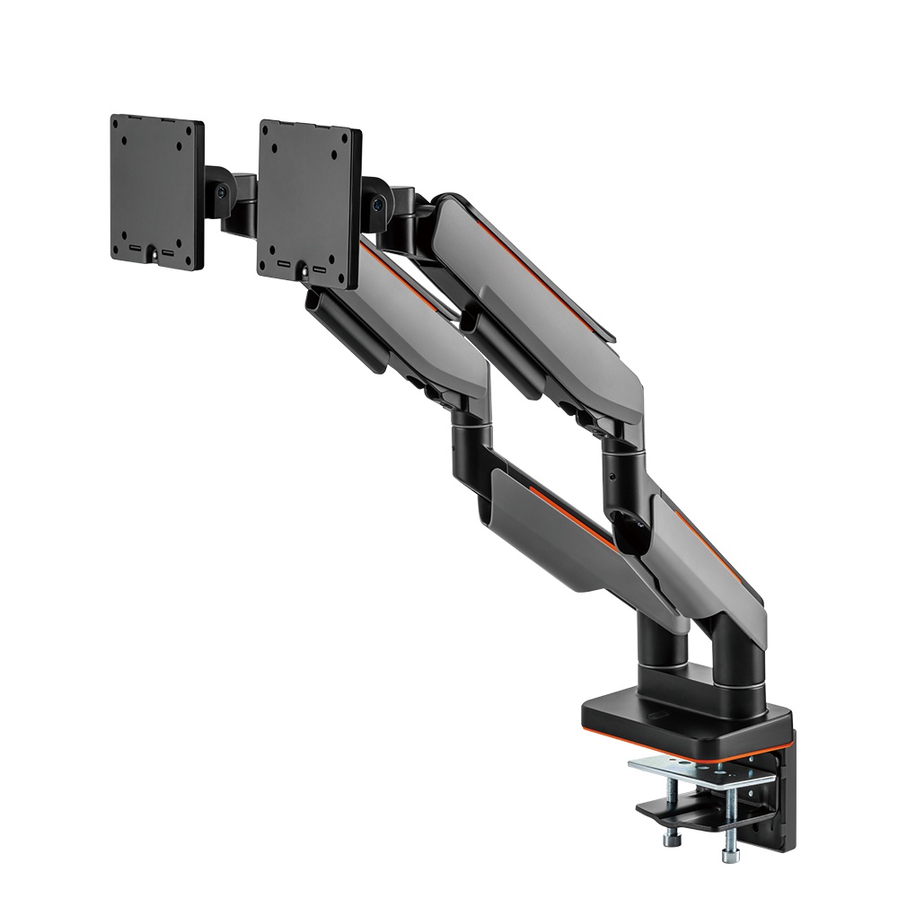 Tay ARM Giá đỡ Human Motion T9 Pro II Dual 2 màn hình 23-43inch, Tải trọng18kg - Piston HumanForce 3.0