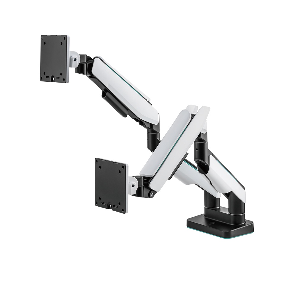Tay ARM Giá đỡ Human Motion T9 Pro II Dual 2 màn hình 23-43inch, Tải trọng18kg - Piston HumanForce 3.0