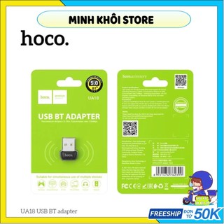 Usb bluetooth hoco ua18 5.0 kết nối bluetooth cho laptop, pc
