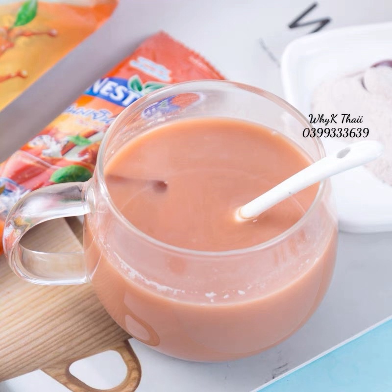 Trà sữa Thái đỏ Nestea Thái Lan Chính Hãng 13 gói Date mới hàng siêu thị Thái