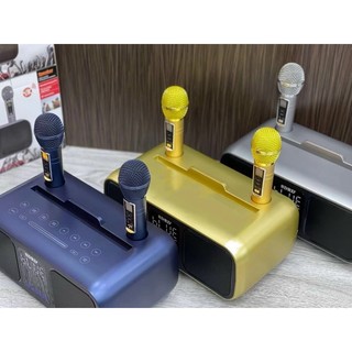 Loa karaoke bluetooth SD-318 + kèm 2 micro