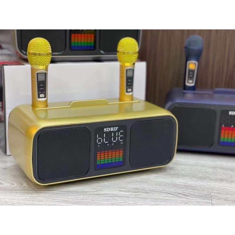 Loa karaoke bluetooth SD-318 + kèm 2 micro