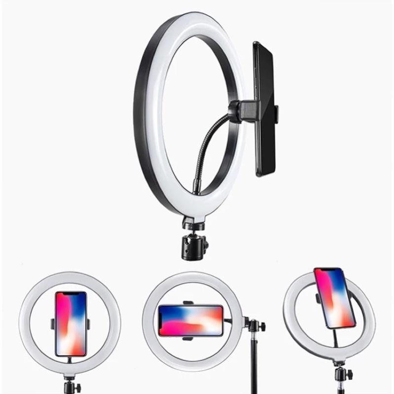 Đèn Livestream 3 Chế Độ Màu 26 30 36 45 kèm chân đỡ đèn bằng sắt dài 2m1 nhập khẩu