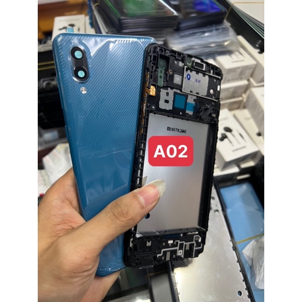 Bộ vỏ Samsung A02/M02 zin hãng dùng chung