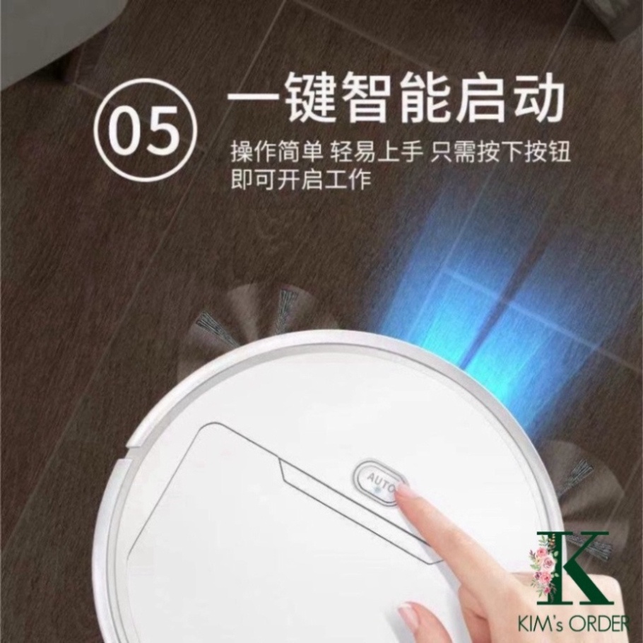 Robot quét nhà hút bụi lau nhà thông minh, Máy Hút Bụi robot mini đa chức năng giá rẻ HOT
