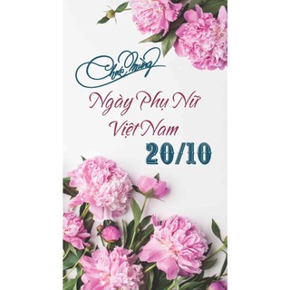 Thiệp chúc mừng 20/10 loại đẹp mẫu mới