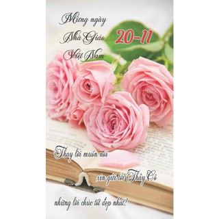 [MẪU MỚI] Combo 10 Thiệp chúc mừng 20/11