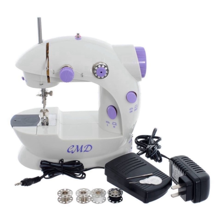 Máy may mini để bàn gia đình - Máy khâu cầm tay Mini gia đình siêu tiện lợi New cho mọi nhà