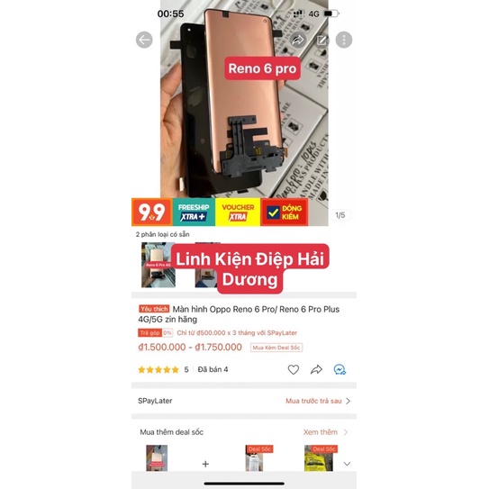 Màn hình Oppo Reno 5 Pro / Reno 6 Pro zin đa năng