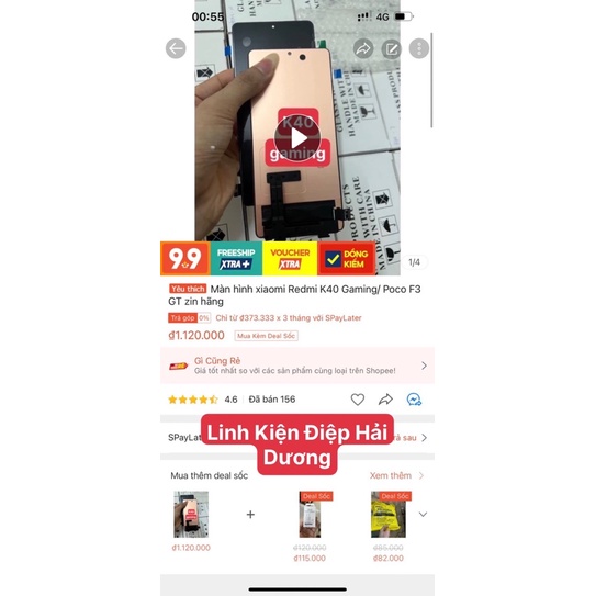 Màn hình Redmi K40 gaming / Poco F3 GT zin hãng