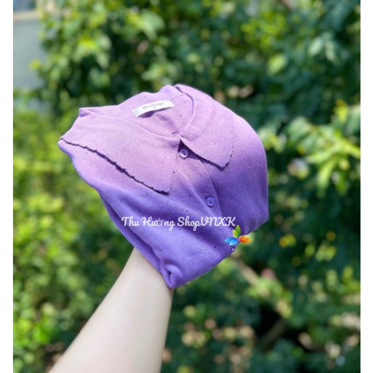 Áo len dệt kim polo xuất H.àn dư xịn ..