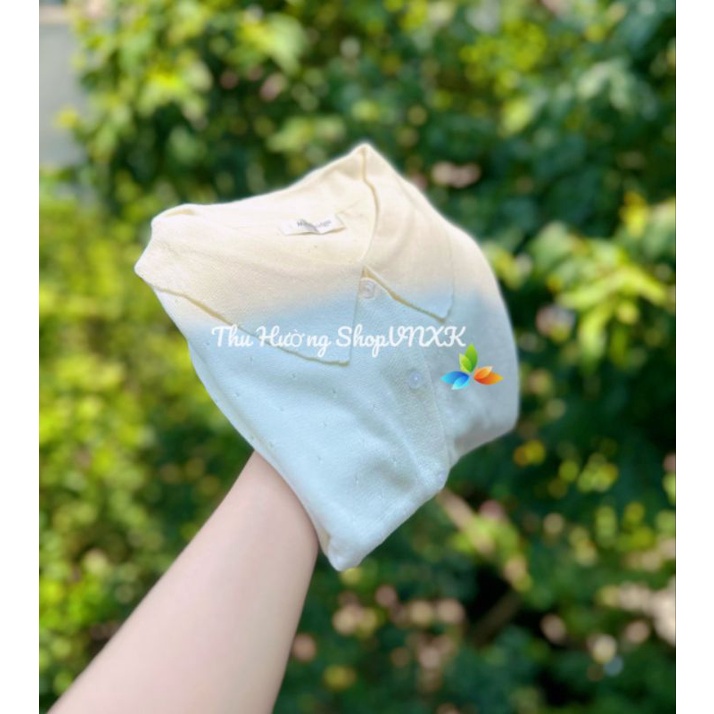 Áo len dệt kim polo xuất H.àn dư xịn ..