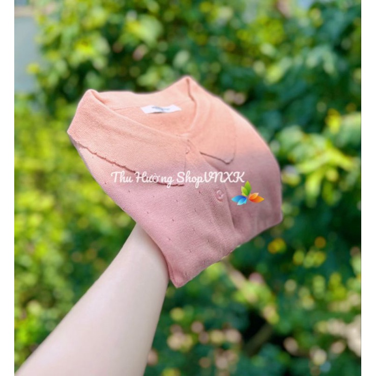 Áo len dệt kim polo xuất H.àn dư xịn ..