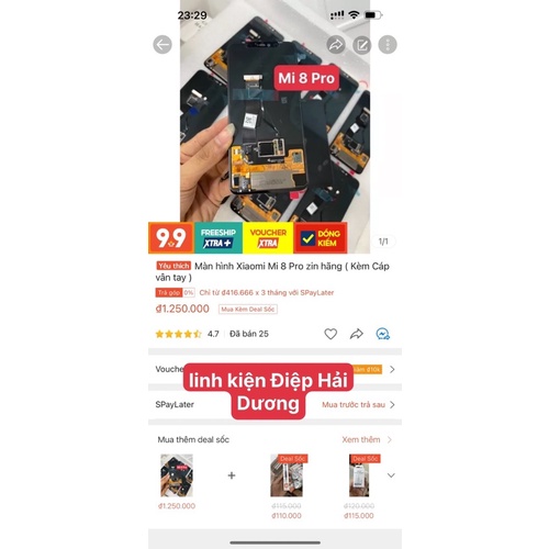 Màn hình Xiaomi Mi 8 Pro zin hãng