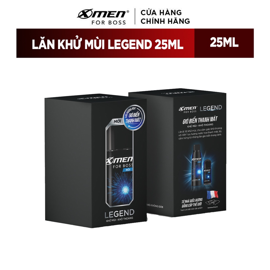 [Hàng tặng không bán] Lăn Khử Mùi Legend 25ml