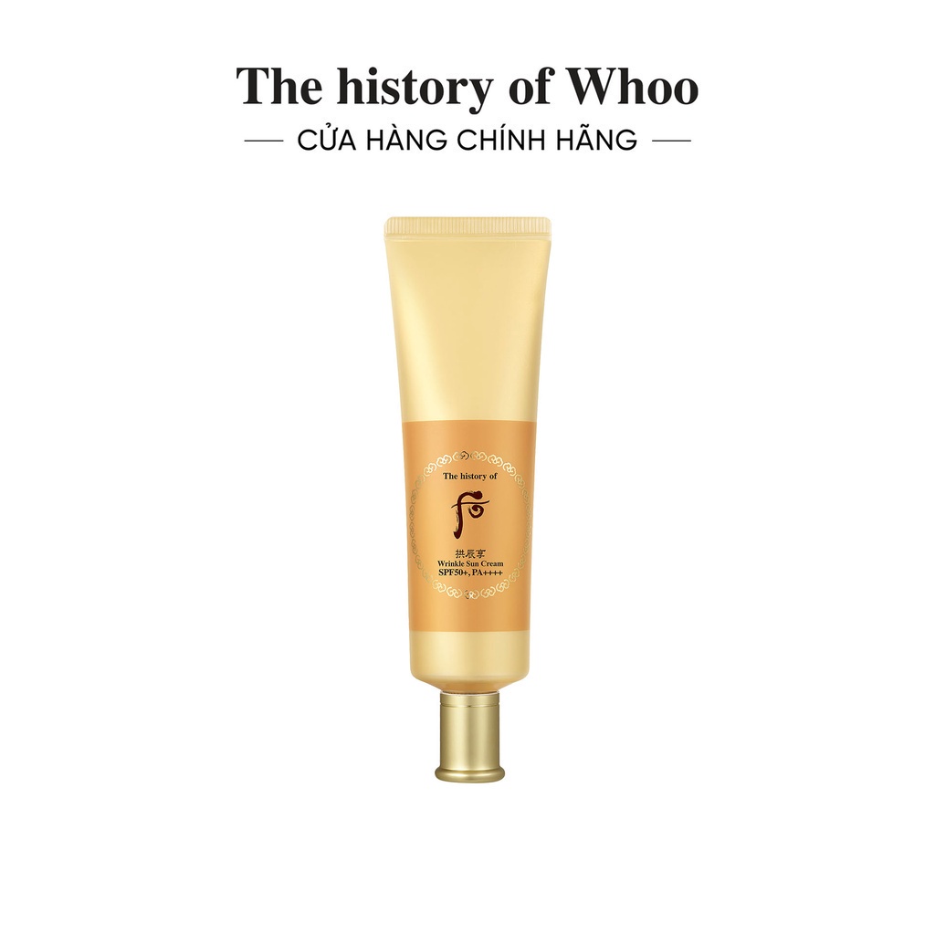 Kem chống nắng cải thiện nếp nhăn The history of Whoo Gongjinhyang Anti-Wrinkle UV Protective Cream SPF 50+, PA++++