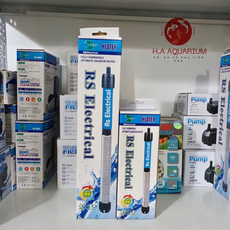 Máy Sưởi Bể Cá RS Sưởi Làm Ấm Bể Cá, Hồ Cá 25W/50W/100W