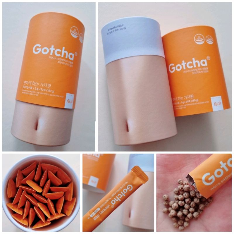 Viên uống/trà giảm cân Gotcha fit vs Popotea