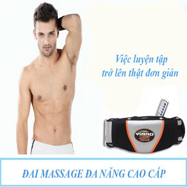 Đai Massage Bụng, Đai Massage Nóng Rung Giảm Mỡ Bụng, Toàn Thân Hiệu Quả - D5